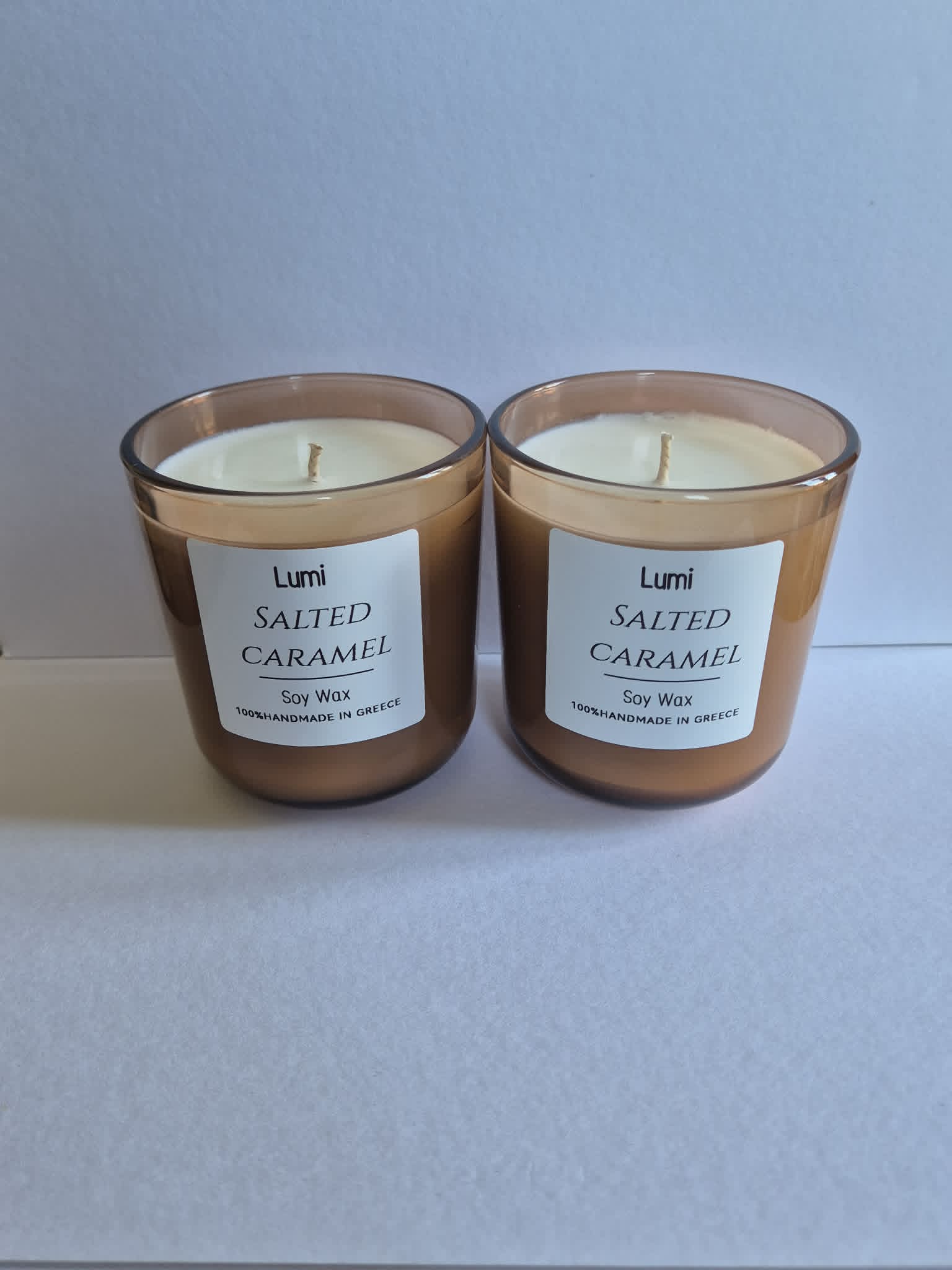 Χειροποίητο Κερί Σόγιας Salted Caramel